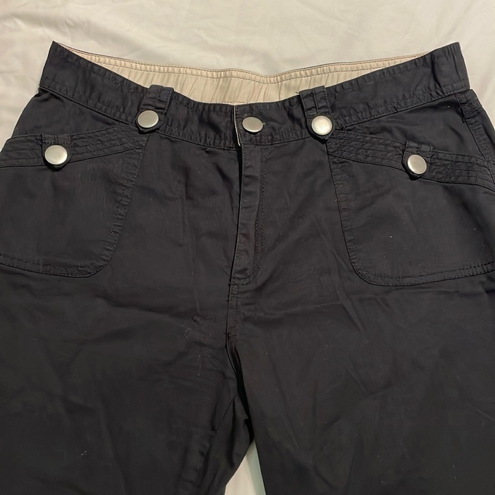 Black cargo pants